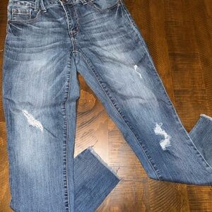 1822 Denim Women's Distressed Blue Jeans